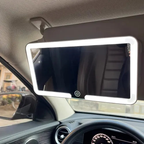 Espejo de Maquillaje LED Premium para Auto